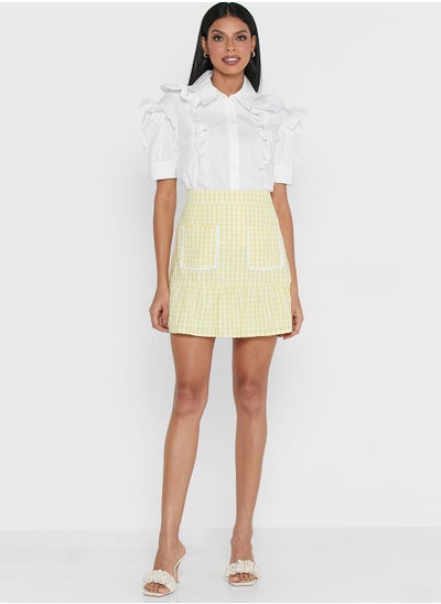 Buy Checked Mini Skirt in UAE