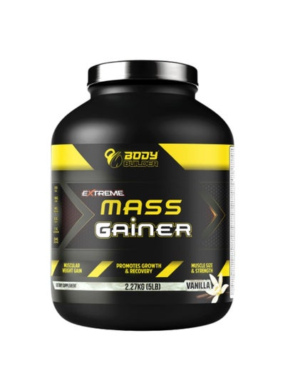 Buy Body Builder Extreme Mass Gainer, Vanilla,  11 Servings - 2.27 Kg in Saudi Arabia