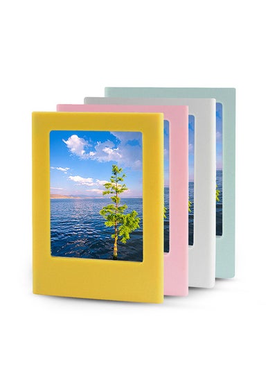 اشتري Colorful Magnetic Photo Picture Frame for Fujifilm Instax Mini 9 8 8 Plus 70 7s 90 25 26 50s Films Mobile Printer Film - Pack of 4 في الامارات