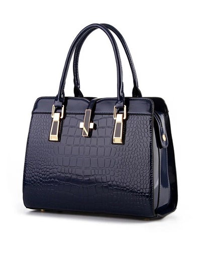 Buy Crocodile Texture PU Leather Handbag, Women Leather Crossbody Bag in UAE