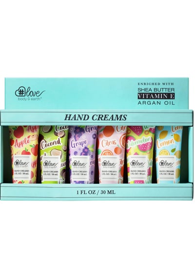 اشتري Hand Cream Gift Set, Body & Earth Love Lotion Sets for Women Gift, 6 Pieces Advanced Repair Hand Cream for Rough and Dry Hands, Birthday Gifts for Women في الامارات