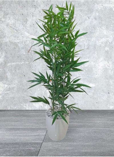 Buy Artificial decorative plant tree with pot, 120 cm in Saudi Arabia