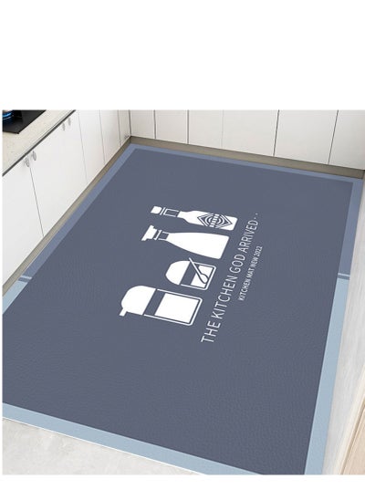 Buy Kitchen Floor Mats Rugs, Cushion Floor Carpet, Waterproof, Oil Resistant and Anti-Fatigue PU Standing Mat for Kitchen, Floor, Office, Sink, Laundry 180*120CM in Saudi Arabia