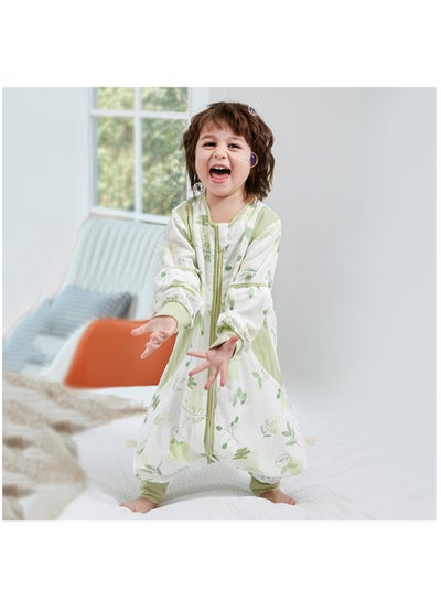 Buy Toddler Sleep Sack with Feet, All Season Baby Wearable Blanket for Walkers - Bamboo, Organic Cotton Sleep Bag, Suitable for 12-18 months in Saudi Arabia