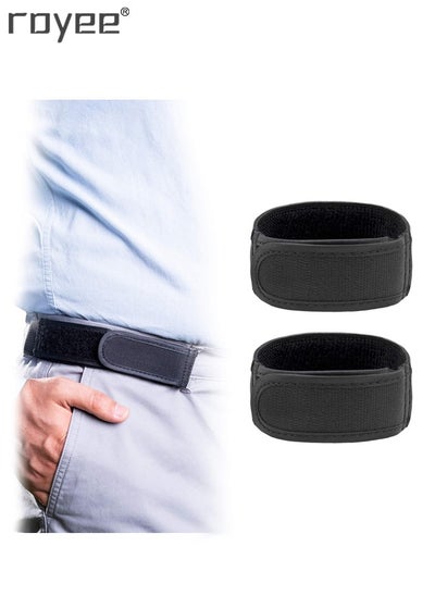 Buy 2PCS No Buckle Elastic Belt For Men — Fits 1.5 Inch Belt Loops, Comfortable and Easy To Use in Saudi Arabia