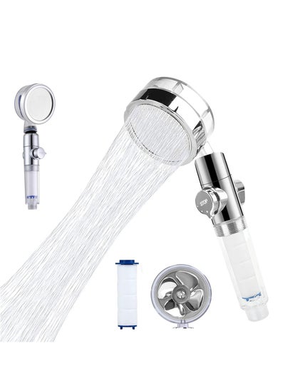 Adjustable Filtered Hand Held Shower Head Powerful 360° Rotating High ...