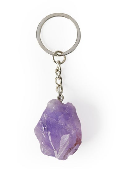 Buy Amethyst Crystal Keychain, Purple in UAE