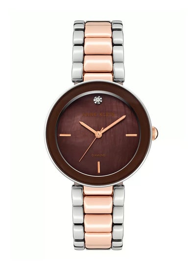 اشتري Anne Klein Women's Analog Stainless Steel AK1363BNRT في الامارات