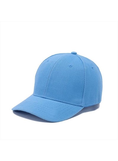 Buy Kids Boy Girl Baseball Cap Hat Soft Lightweight Adjustable Size for 2-9 Years (Light Blue) in UAE