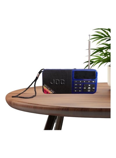 اشتري راديو FM رقمي محمول من JOC، اتصال بلوتوث متعدد الاستخدامات، شحن USB، ومصباح LED قوي - استمتع بالراحة السلكية أو اللاسلكية، H799 (أزرق) في مصر