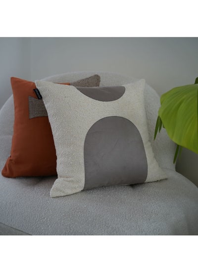 Buy 45x45Cm Buck Patchwork Cushion Ecc133 in UAE