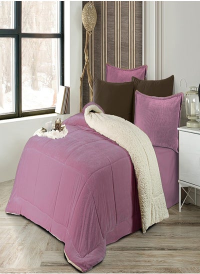 Buy Double-Sided Quilt, Unique Model + 1 Pillowcase - Color: Kashmir -Size: 170*230 - Weight: 4 Kg. in Egypt