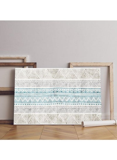 اشتري home gallery geometric-ikat-aztec-ethnic-pattern Printed canvas wall art في مصر