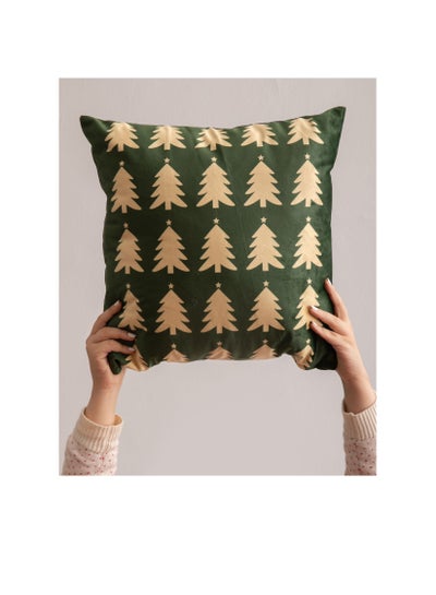 Buy Golden cushion Christmas design in Egypt