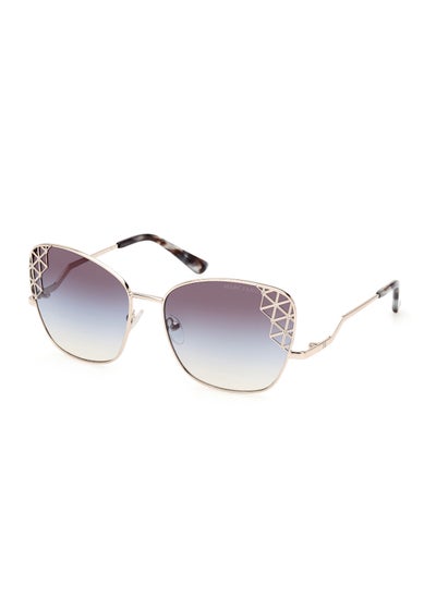 Buy Women's UV Protection Butterfly Shape Metal Sunglasses GM083033W61 - Lens Size: 61 Mm - Gold in UAE