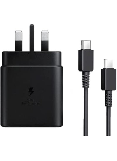 Buy 45W USB C Charger Super Fast Charger USB C with 5ft Cable for45W USB C Charger,compatible Samsung UK Travel Adaptor (45W with USB type C Cable) Black Samsung Super Fast Charger Type C Samsung Galaxy S in UAE