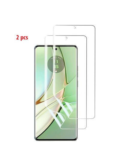 Buy 2 Pcs Motorola Edge 50 Fusion Screen Protector,High Sensitivity Hydrogel Clear Soft TPU Protective Film (NOT Tempered Glass) in UAE