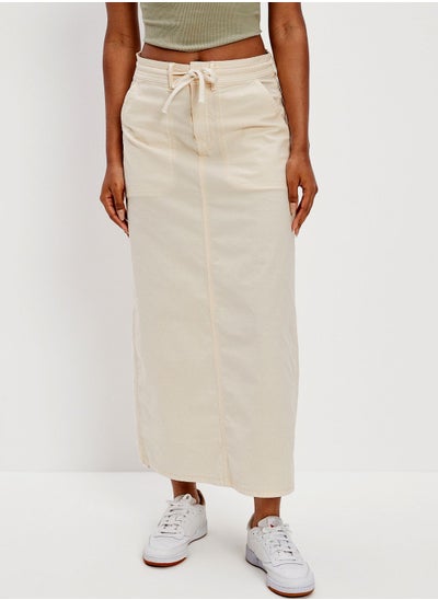 Buy Tie Pocket Detail Skirt in Saudi Arabia