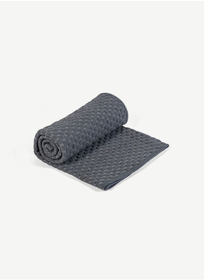 Buy Rensee Knitted Throw Charcoal in UAE