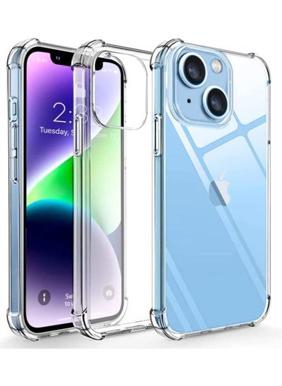 Buy Clear Case for iPhone 14 Plus 6.7 inch Anti Scratch Shock Absorption 2022 iPhone 6.7 inch Case Reinforced Corner Protection Bumper Crystal Clear in Egypt