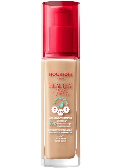 Buy Foundation Healthy Mix Clean Foundation - 53W Light Beige in Egypt