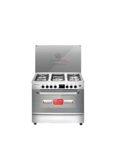 Buy Royal Gas Cooker 5 Burners Master Chef Pro Stainless Steel MCP90CSSDOSVS (2010300) in Egypt