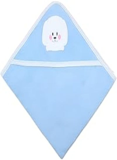 اشتري Papillon Cotton Blanket Embroidered Dog For Boys-Baby Blue-New Born في مصر