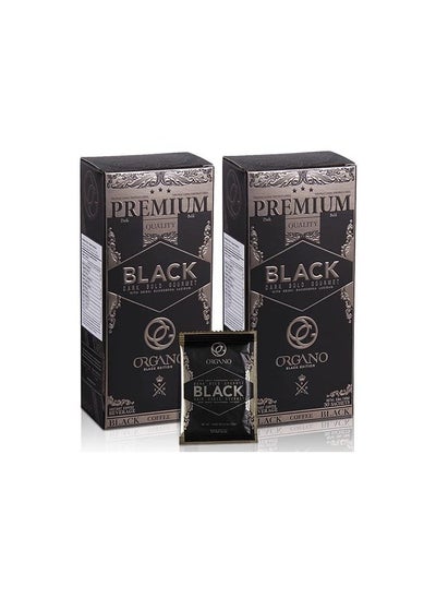 Buy ORGANO ORGANO Gourmet Black Coffee, 100% Certified Ganoderma Lucidum (2 box of 60 sachets) in UAE