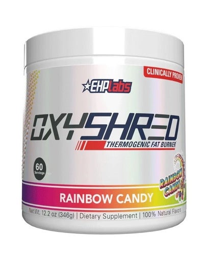 Buy Oxyshred Thermogenic Fat Burner Rainbow Candy 60 Servings 346g in UAE