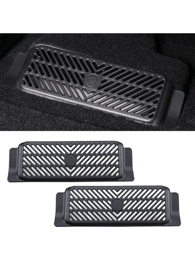 اشتري Backseat Air Vent Cover for Tesla Model 3, Rear Under Seat Air Condition Outlet Grille Protector, Compatible with 2016-2023 Model 3, Air Flow Vent Grille Protection, 2 Pack في الامارات