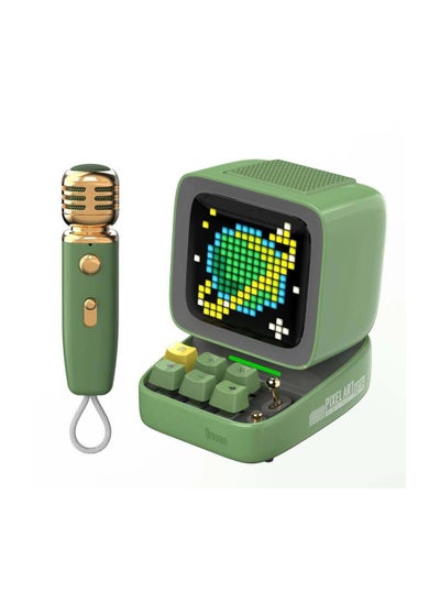 Buy Divoom Ditoo-Mic Retro Pixel Art Game Bluetooth Speaker Microphone Karaoke Function in UAE