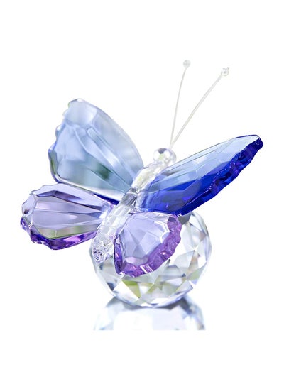 Buy Crystal Cut Butterfly, Animal Ornament Decoration, for Office Table Home Bedroom in UAE