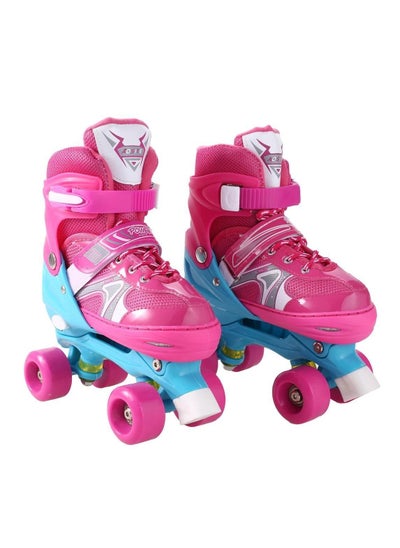 اشتري Kids Unisex Four Wheel Roller Skating Shoes L في السعودية