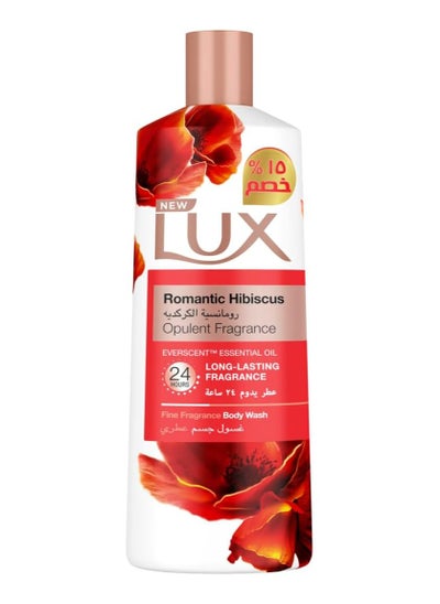 Buy Lux Shower Gel Romantic Hibiscus Promo15% 500 ml in Egypt