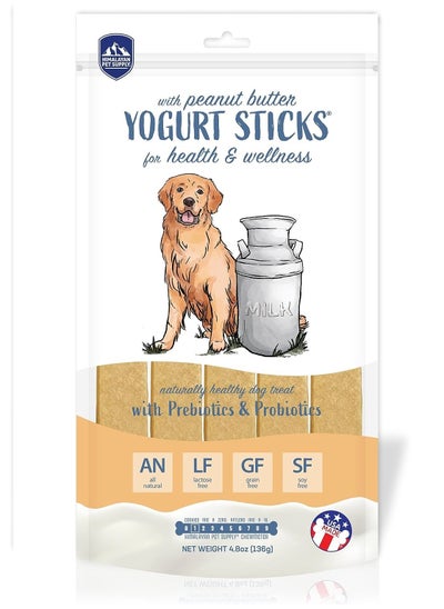 اشتري Yogurt Sticks Peanut Butter Flavor for Dogs of All Ages 136g في الامارات