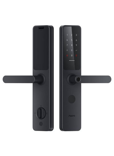 اشتري Aqara Smart Door Lock A100 Zigbee, Compatible with Apple HomeKit-Black في الامارات