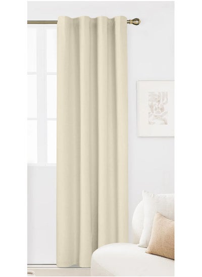 Buy American Blackout Curtains Thermal Insulated Fabric 1panel - Off White-140x280 in Egypt