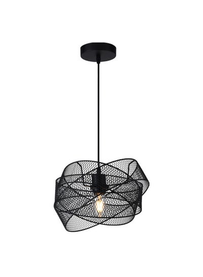 Buy Mesh Cage Pendant Light For Living Room Bedroom Cafe Home Décor Black in UAE