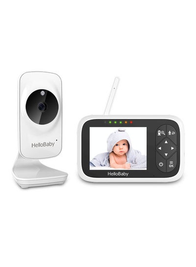 Buy 3.2 Inches LCD Digital Video Baby Monitor With Night Vision, Two Way Talk, Vox Mode in UAE