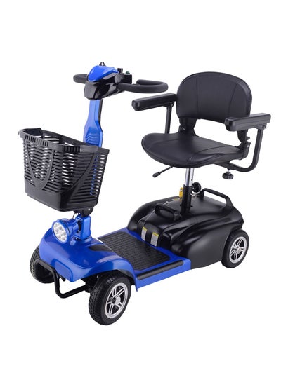 اشتري 4 Wheel Electric Folding Mobility Scooter Portable Electric Wheelchair Scooter for Adult and Elderly في الامارات