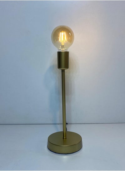 Buy Simple Table Lamp Shade, Distinctive Shape, Golden Metal in Egypt