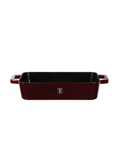 اشتري Burgundy Cast Iron Roaster 30 cm, Red, Hungary في الامارات