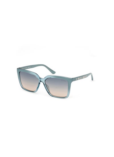 اشتري Women's UV Protection Square Shape Sunglasses - GU0009989W55 - Lens Size: 55 Mm - Turquoise في السعودية