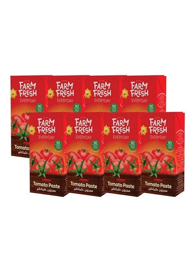 Buy Tomato Paste Tetrapack 135grams Pack of 8 in UAE