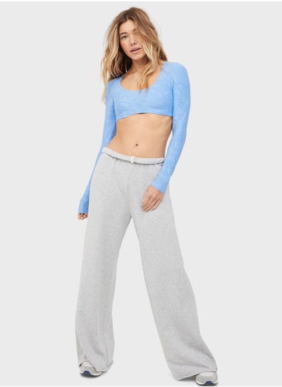 Buy High Waist Wide Leg Pants in UAE