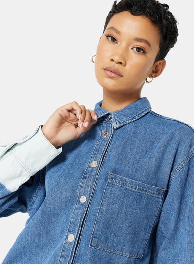 Buy Now - Tie-Dye Oversize Denim Shirt 