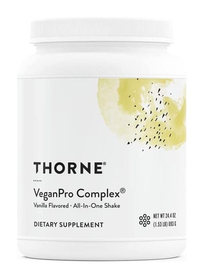 Buy VeganPro Complex Vanilla Flavoured All-in-One Shake Dietary Supplement 693 grams in UAE