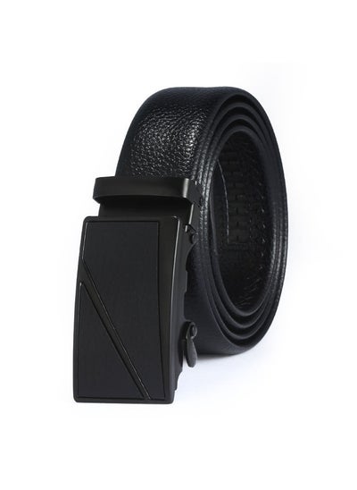 اشتري 120CM Creative Casual Versatile Wear Resistant Leather Automatic Buckle Belt في الامارات