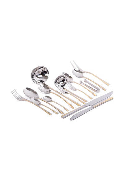 اشتري Spoon Bag 86 Pieces Silver Gold في السعودية