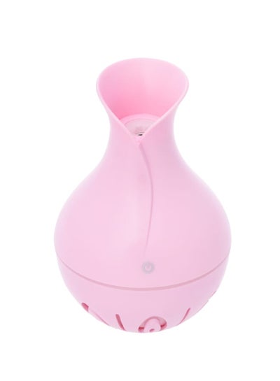 اشتري High Quality ultraSonic Aroma Air Humidifier Vase Shape 40ml/Hour With Micro USB Cable - Pink في مصر